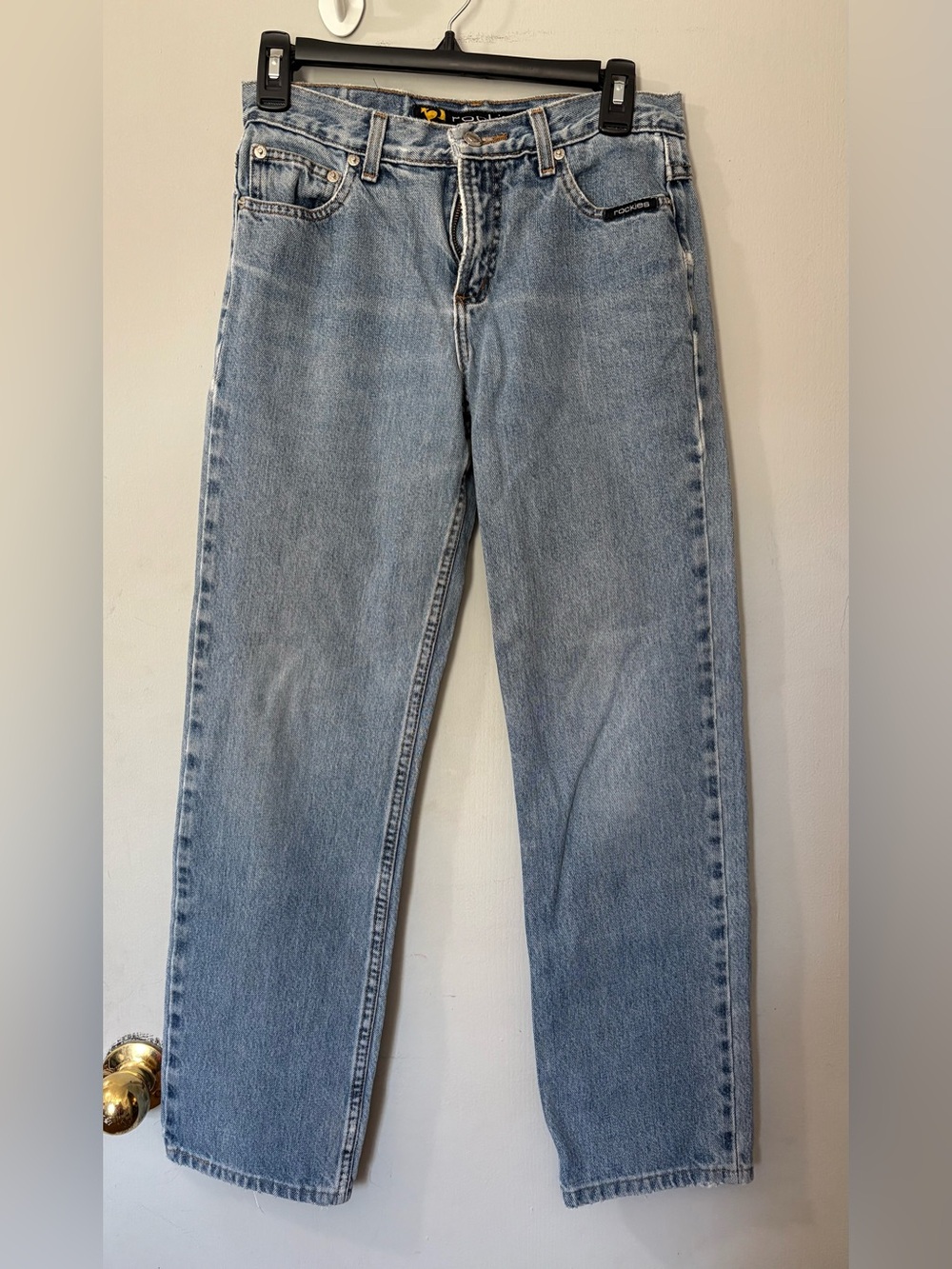 Rockies Light Blue Straight-Leg Men’s Jeans
